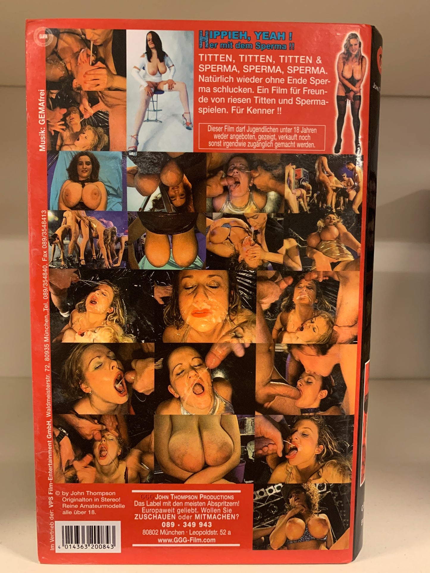 VHS - Hippieh Yeah Her mit dem Sperma (Beg)