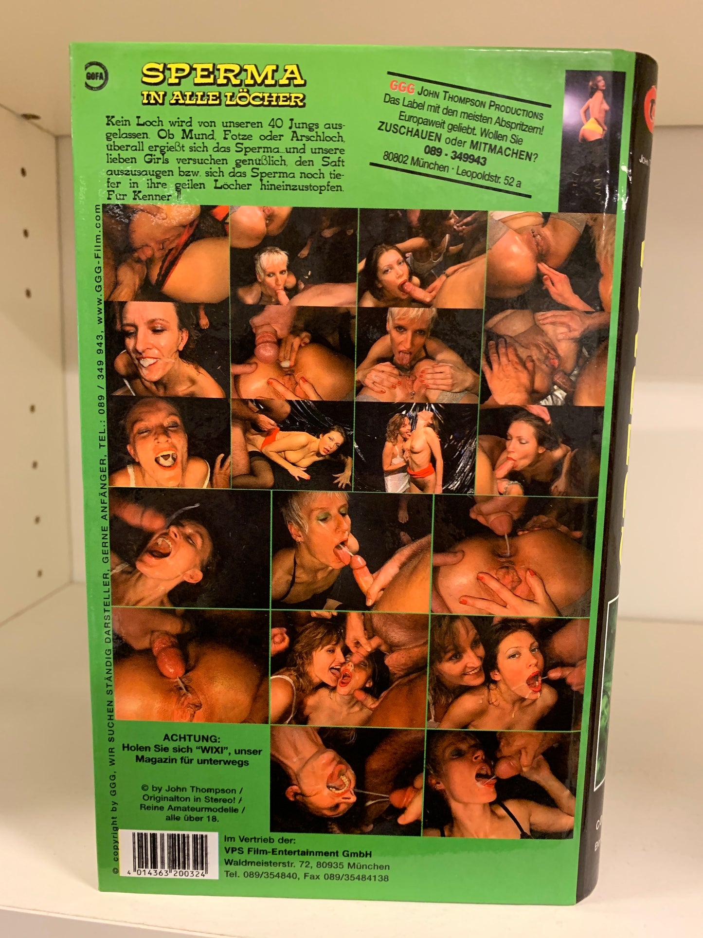 VHS - Sperma in alle Löcher (Beg)