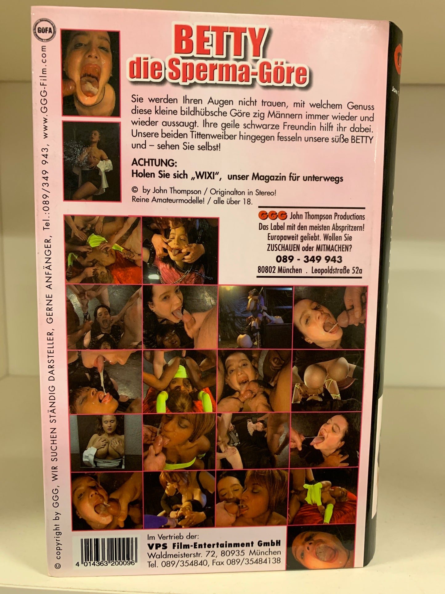 VHS - Betty Die Sperma-Göre (Beg)