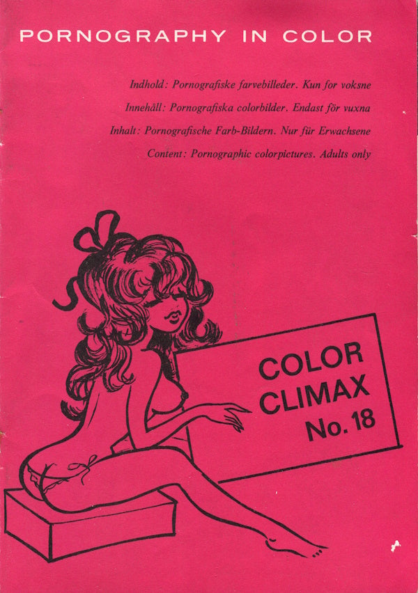 Color Climax # 18 (1969) front cover