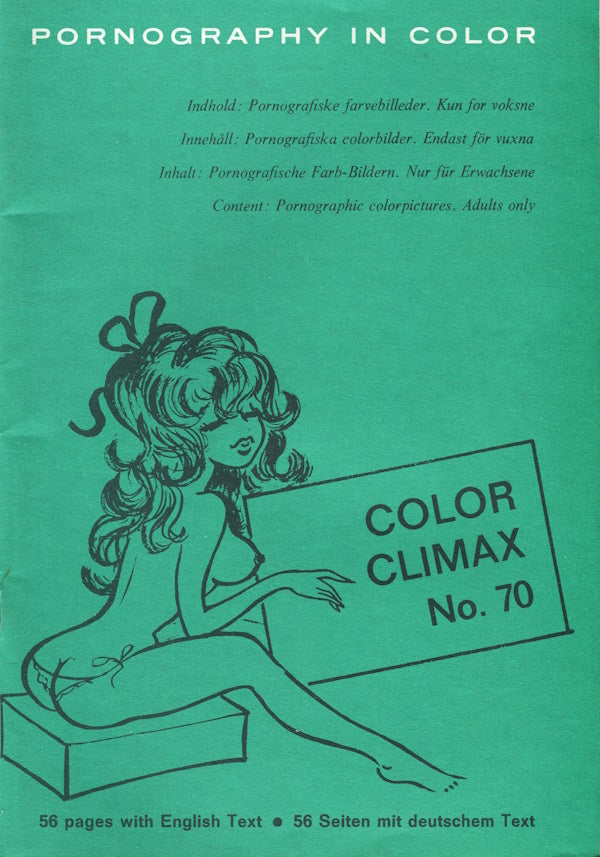 Color Climax # 70 (1974) front cover