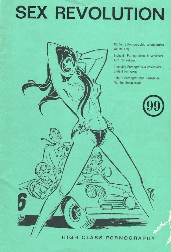 Sex Revolution # 99 (1974) softcore front cover