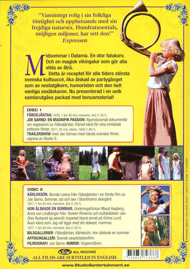 DVD - Fäbodjäntan (2-Disc) baksida