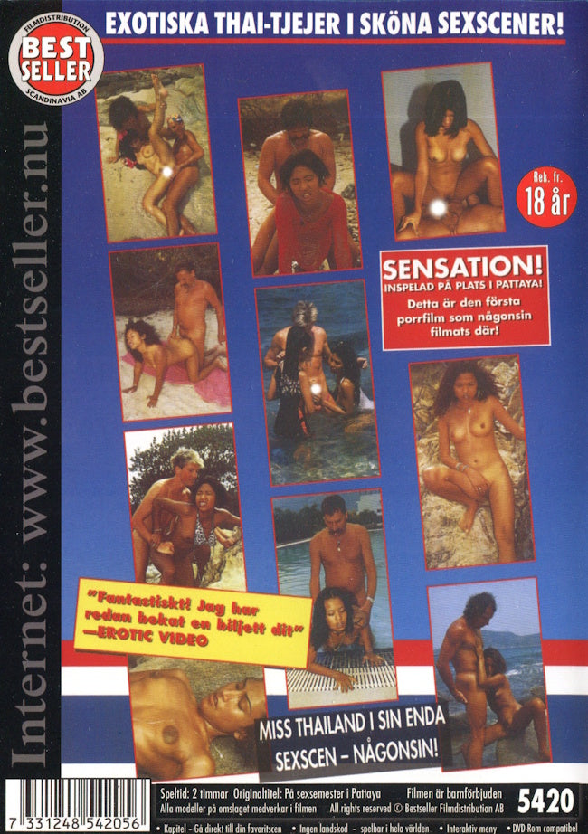 DVD - Bestseller - På sexsemester i Pattaya baksida