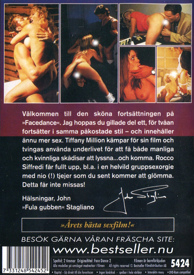 DVD - Bestseller - Face Dance 2 baksida