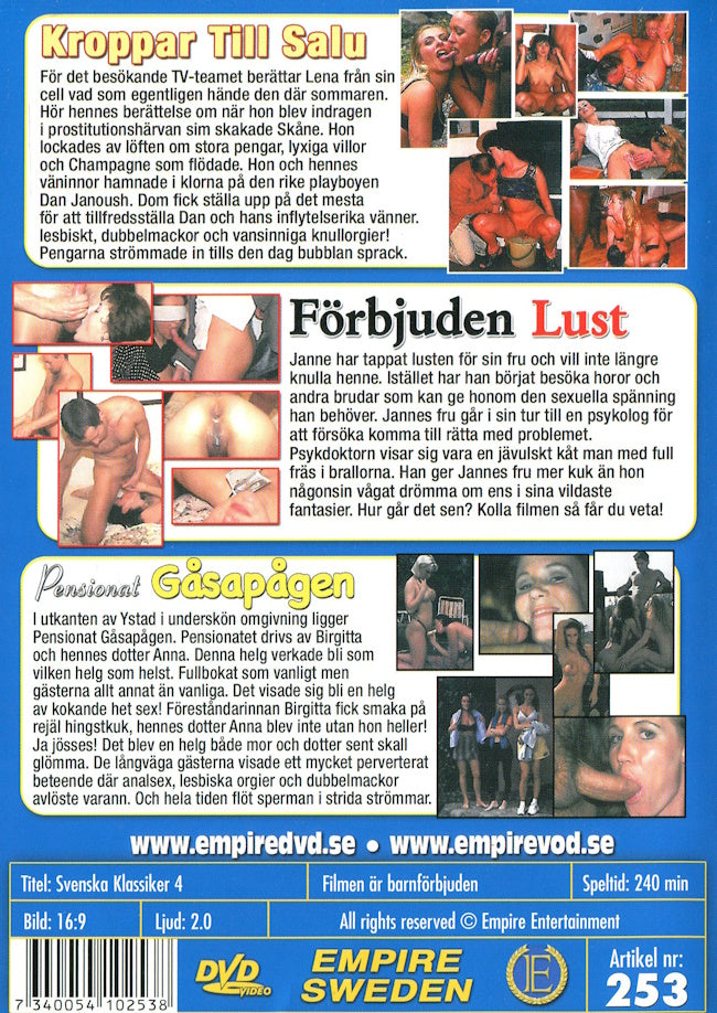 DVD - Empire Entertainment - Svenska klassiker # 4 baksida