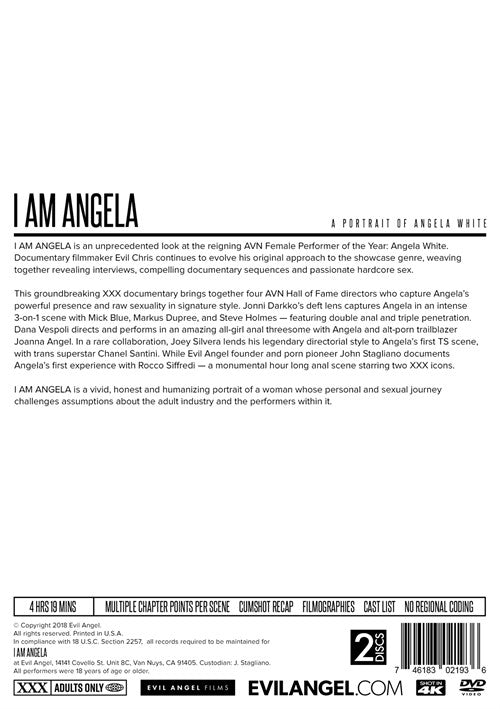 DVD - Evil Angel - I Am Angela (2-Disc) back cover