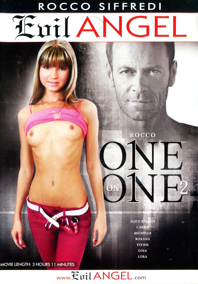 DVD - Evil Angel - Rocco One On One # 2 (Rocco Siffredi) framsida