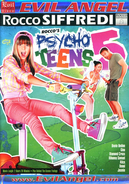 DVD - Evil Angel - Rocco's Psycho Teens 5 (Rocco Siffredi) framsida