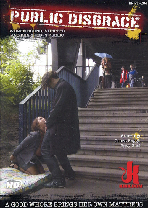 DVD - Kink.com - Public Disgrace: A Good Whore Brings Her Own Mattress framsida