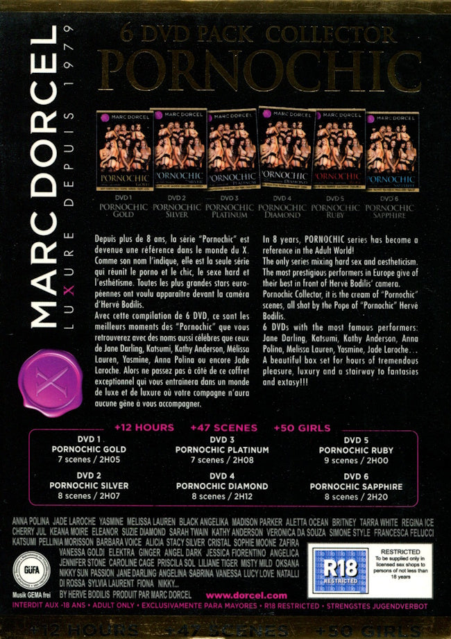 DVD - Pornochic Collection (6-Disc) baksida