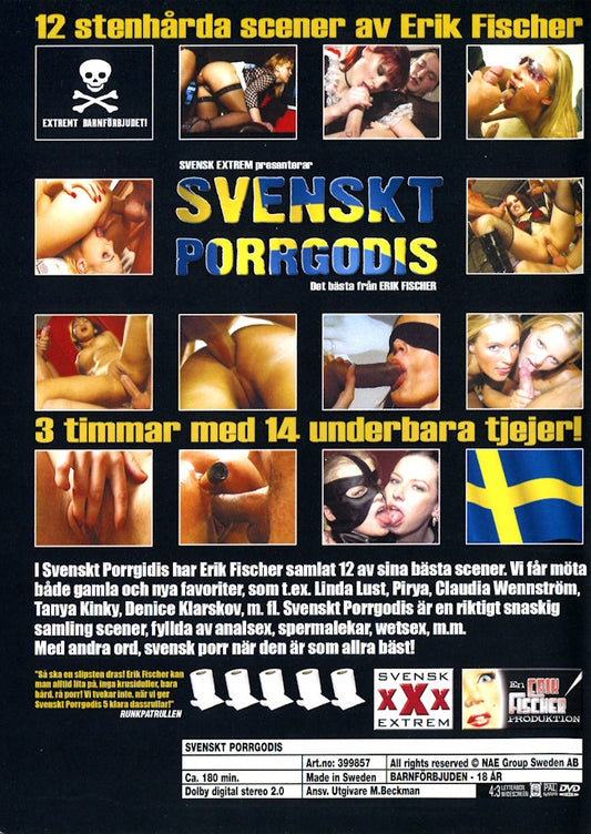 DVD - Svensk Extrem - Svenskt porrgodis (Erik Fischer) baksida
