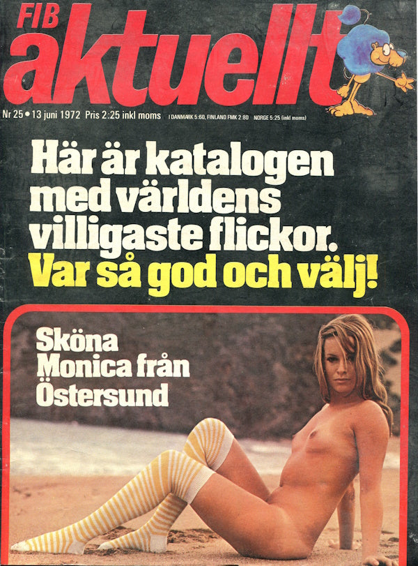 Fib Aktuellt # 25 (1972)  framsida