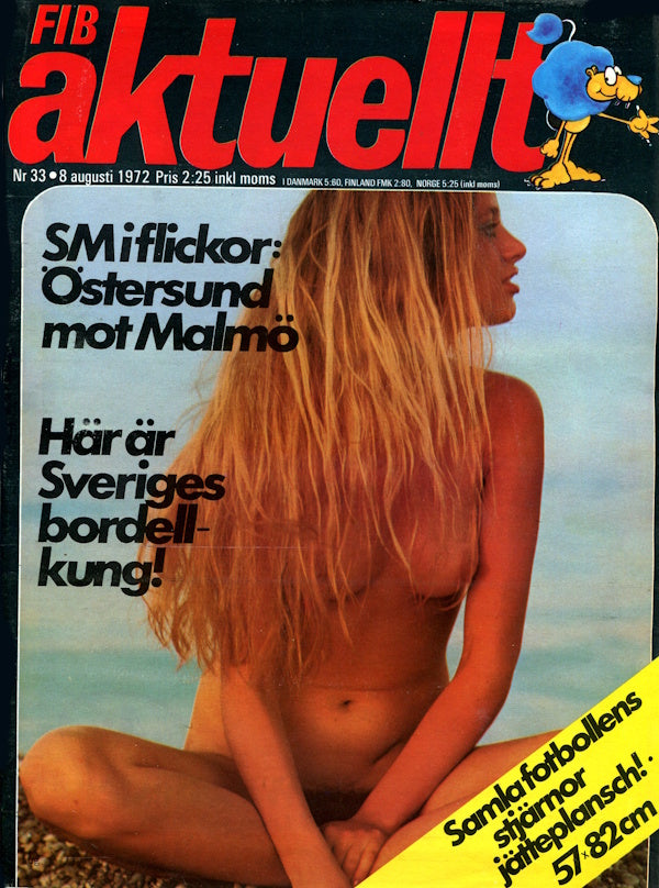 Fib Aktuellt # 33 (1972) framsida