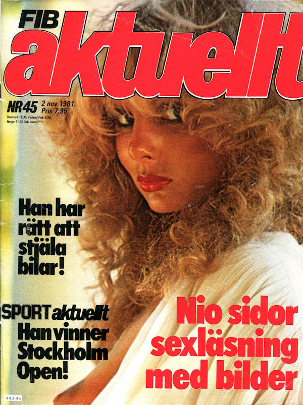 Fib Aktuellt # 45 (1981) framsida