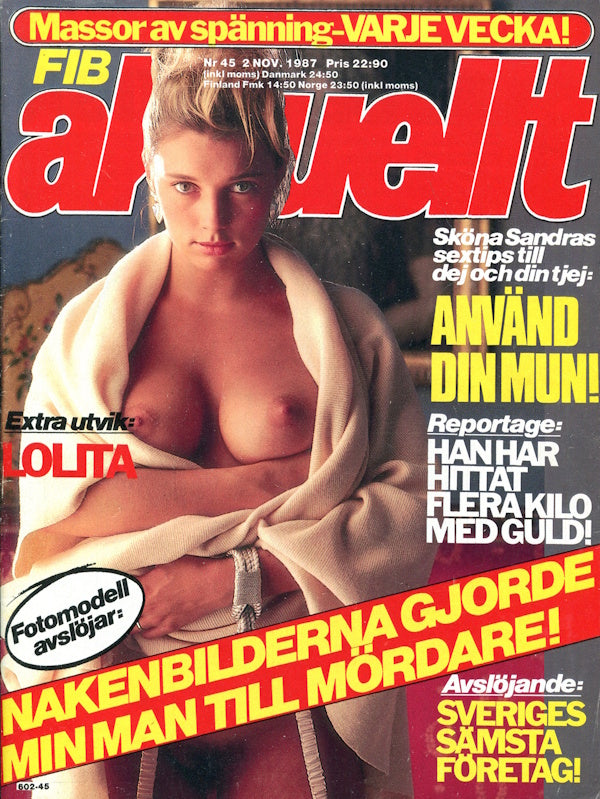 Fib Aktuellt # 45 (1987) framsida