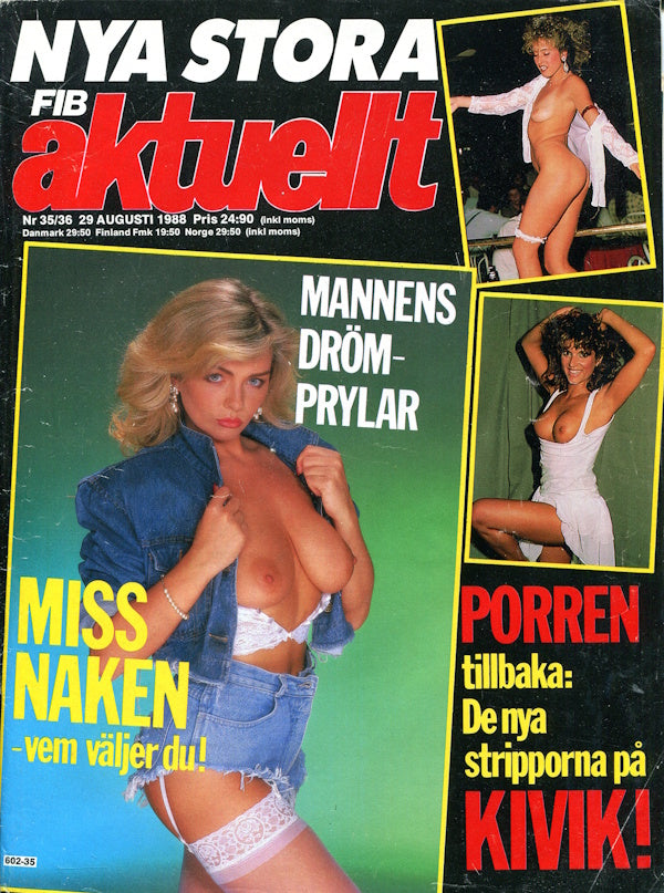 Fib Aktuellt # 35/36 (1988) framsida