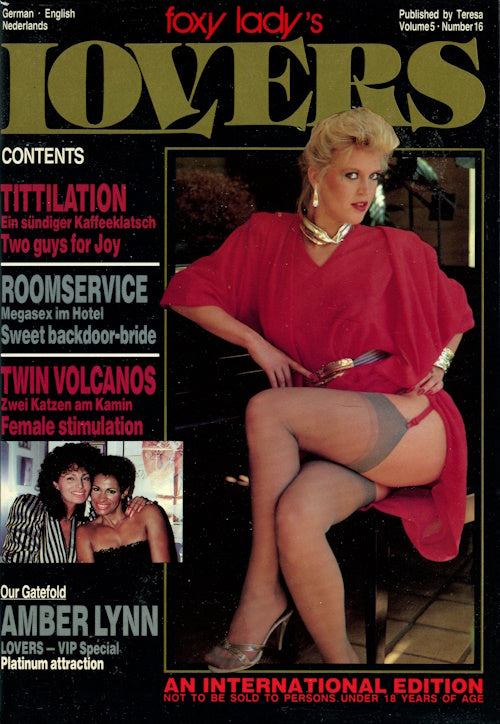 Foxy Lady's Lovers # 16 (1988) front cover