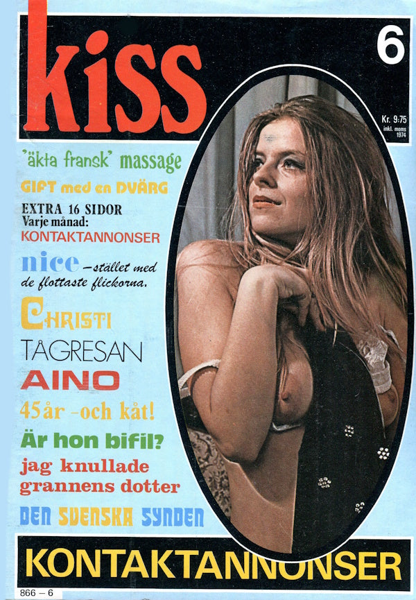 Kiss Nr 6 (1974) framsida