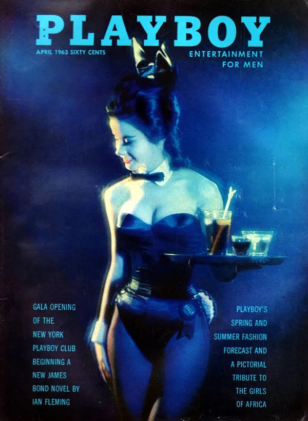 Playboy Magazine - April 1963 front cover