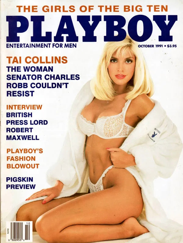 Playboy Magazine - October 1991 front cover