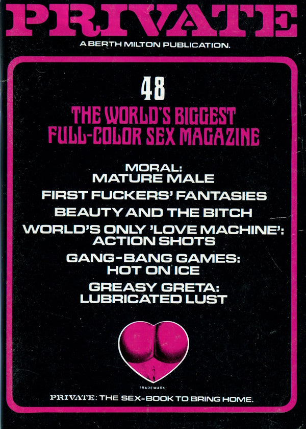 Private Magazine # 48 (1978) english cover