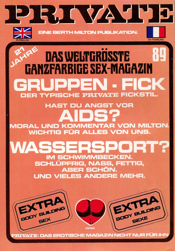 Private Magazine # 89 (1988) german cover
