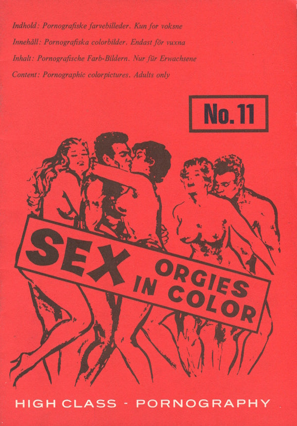 Sex Orgies in Color # 11 (1969) framsida