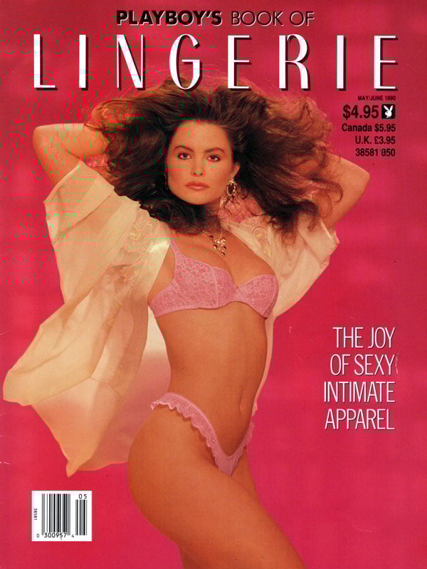 Playboy Magazine - Playboy's Book of Lingerie # 13, May/June 1990 front cover