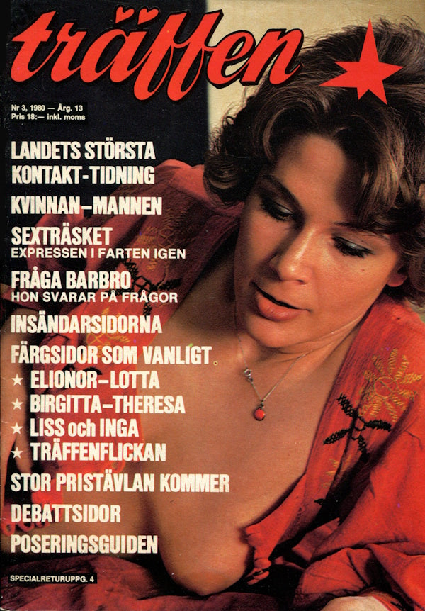 Sex träffen Nr 03 (1980) framsida