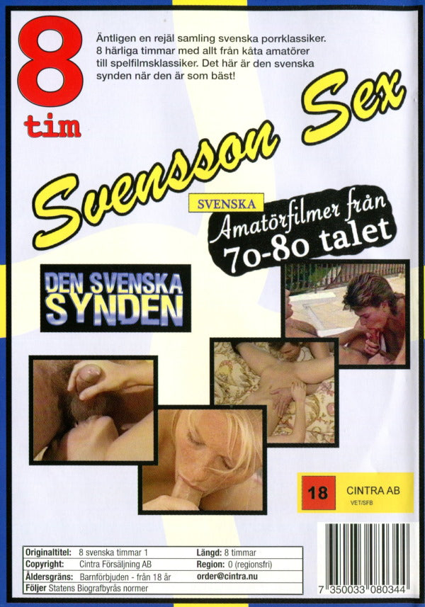 DVD - Svensson Sex nr 1 (2-disc) (art. 802-0601) back cover
