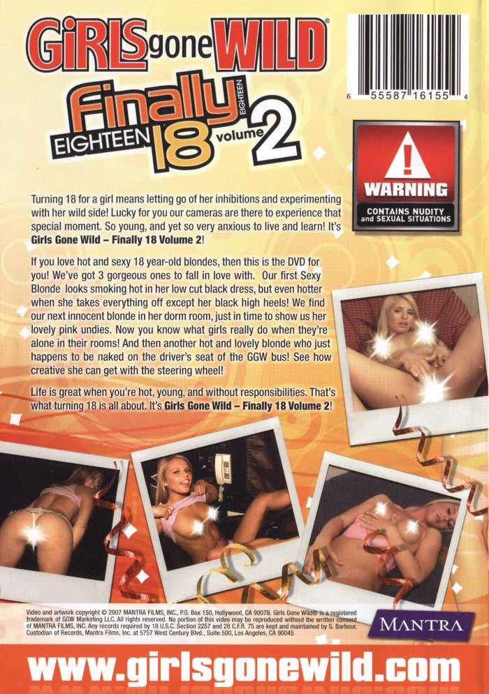 Girls Gone Wild: Finally Eighteen 18 - Volume 2