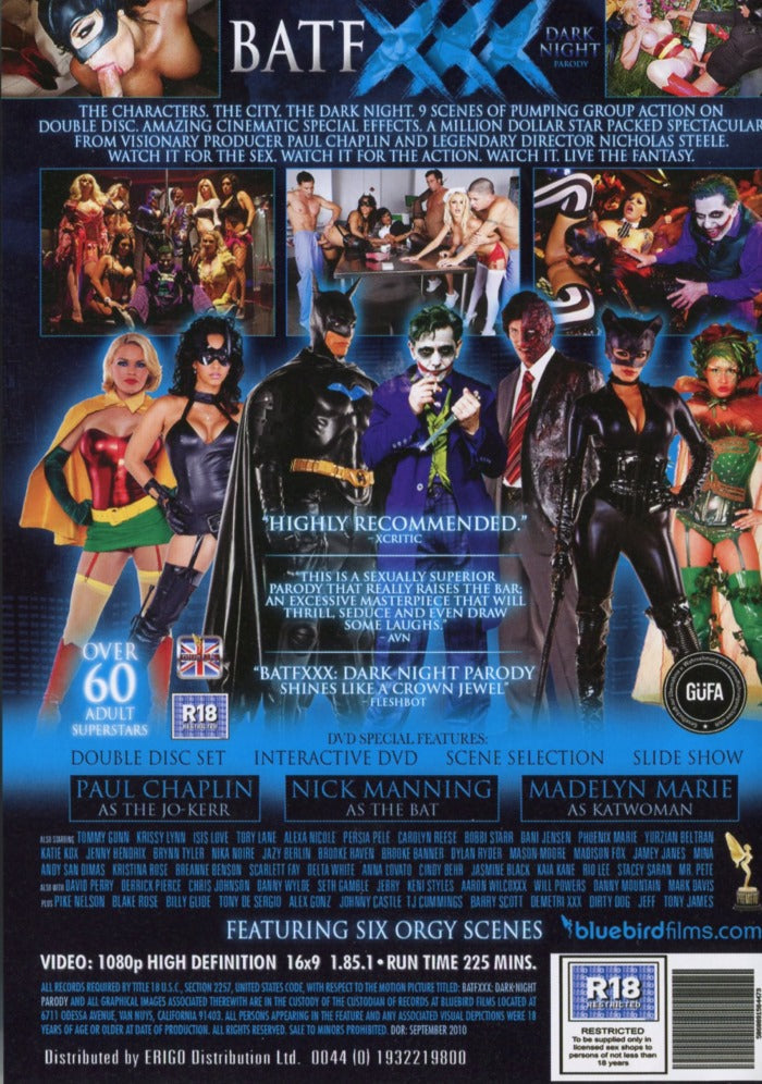 DVD - BATFXXX: Dark Night (2 Disc Set)