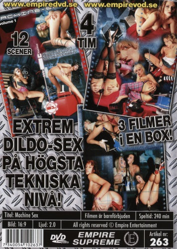 DVD - Empire Entertainment - Machine Sex (3 filmer i en)