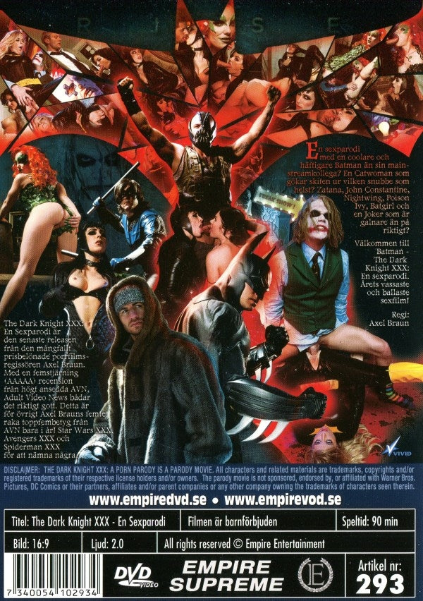 DVD - Dark Knight XXX (en sexparodi) (Beg)