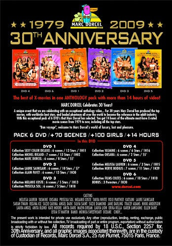 DVD - Marc Dorcel 30th Anniversary (1979-2009) (6-Disc)