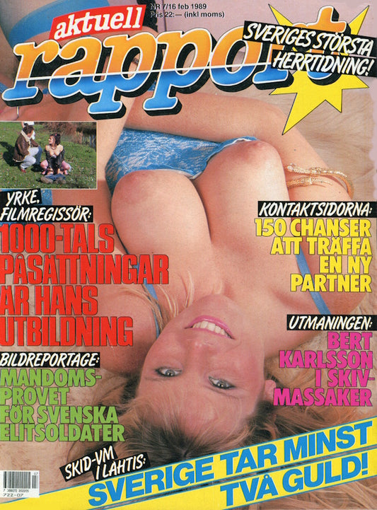Aktuell Rapport # 07 (1989) framsida