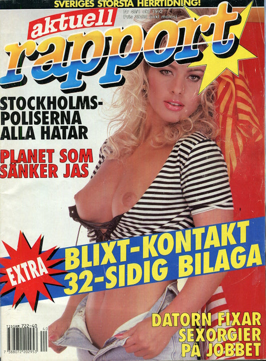 Aktuell Rapport # 40 (1992) framsida