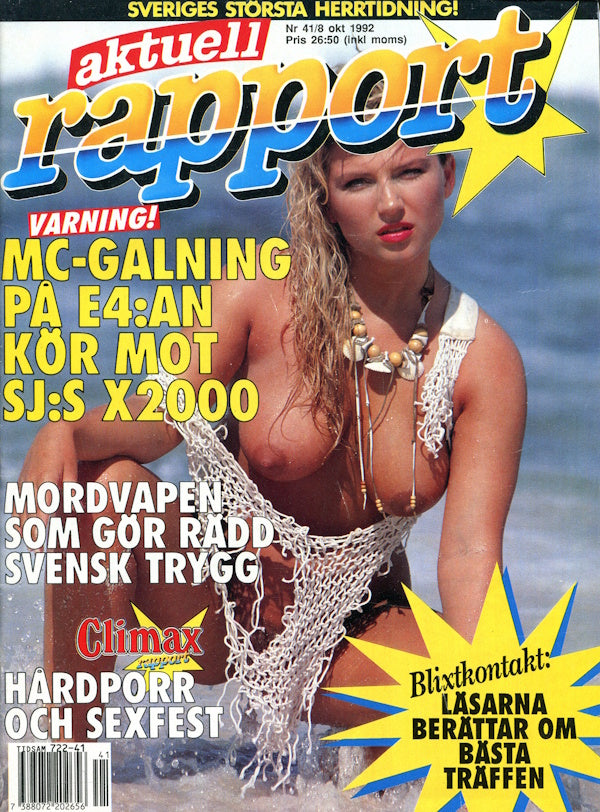 Aktuell Rapport # 41 (1992) framsida
