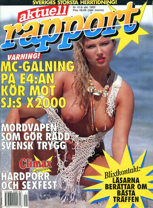 Aktuell Rapport # 41 (1992) framsida