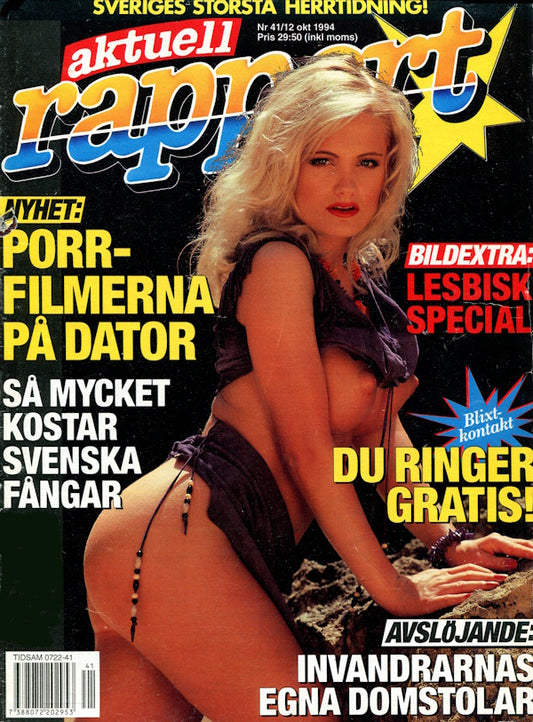Aktuell Rapport # 41 (1994) framsida