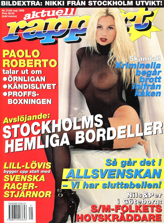 Aktuell Rapport # 21(1998) framsida