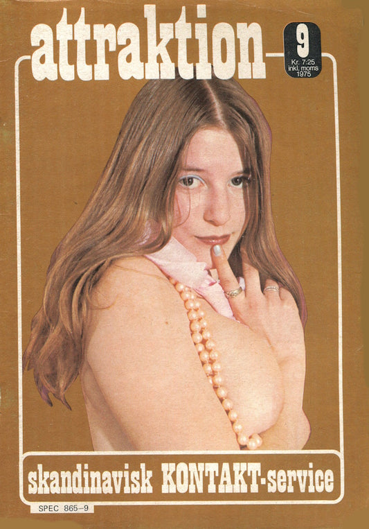 Attraktion Nr 9 (1975) framsida