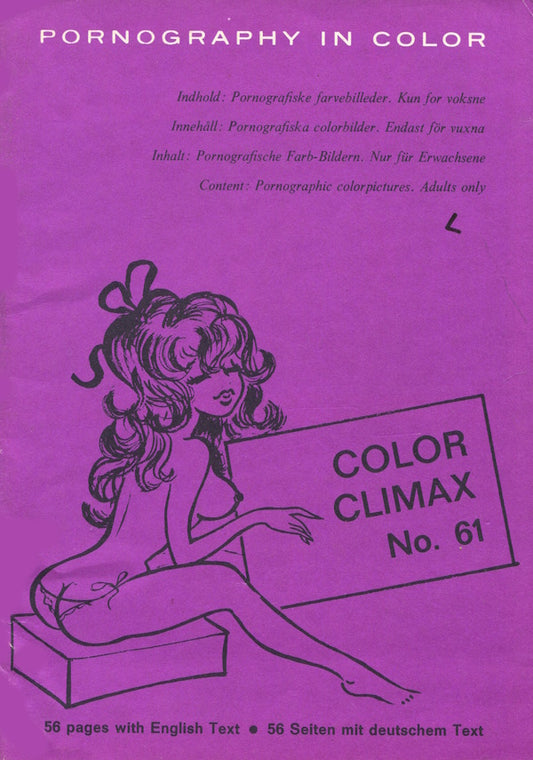 Color Climax # 61 (1972) framsida