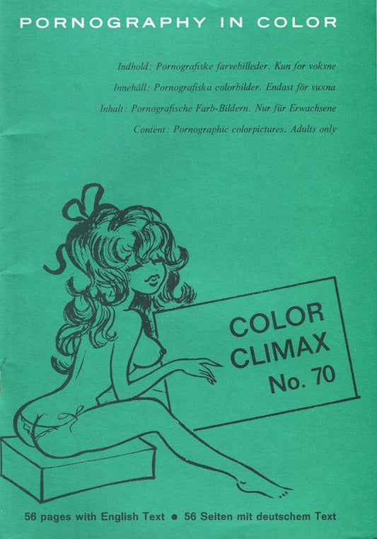  Color Climax # 70 (1974) front cover