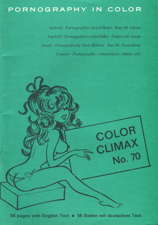  Color Climax # 70 (1974) front cover