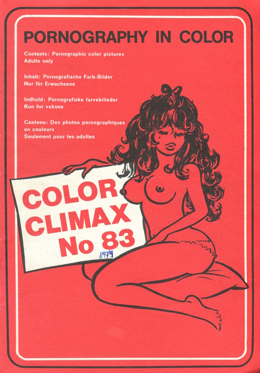 Color Climax # 83 (1975) framsida