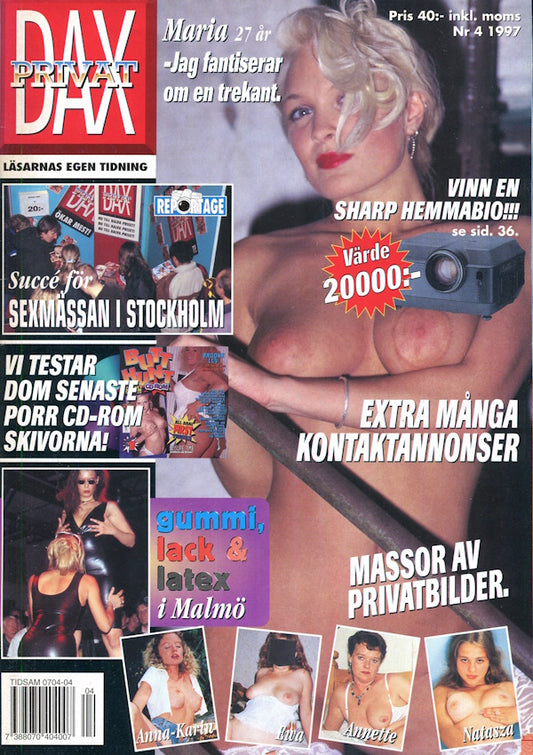 DAX Privat # 04 (1997) framsida