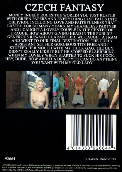 DVD - Czech Fantasies: Fucking Fastfood (92664) baksida