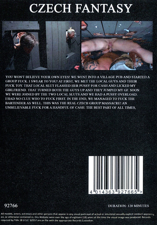 DVD - Czech Fantasy: Unlimited Pleasure (92766) baksida